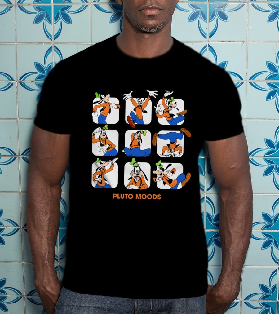 Goofy Pluto Moods Nine Expressions T-Shirt