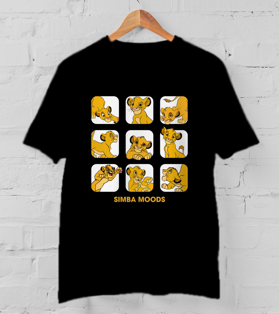 Simba Moods Character Expressions T-Shirt