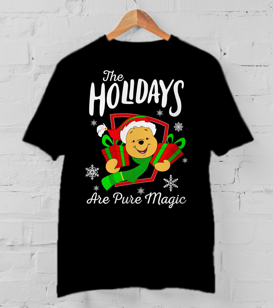 The Holidays Are Pure Magic Pooh T-Shirt