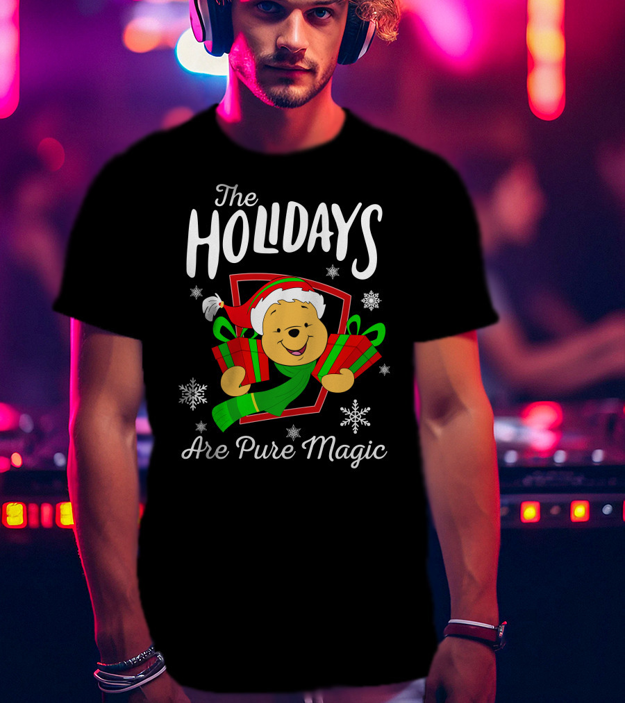 The Holidays Are Pure Magic Pooh T-Shirt