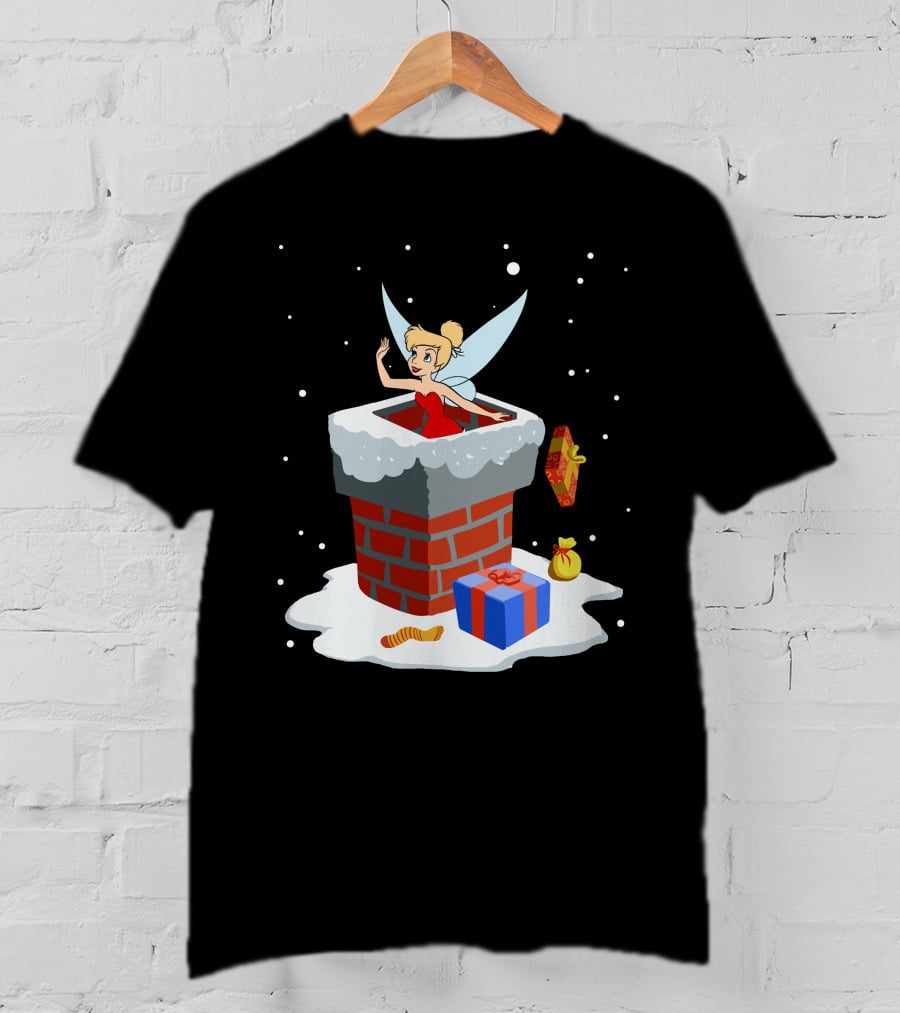 Tinker Bell Christmas Chimney Adventure T-Shirt