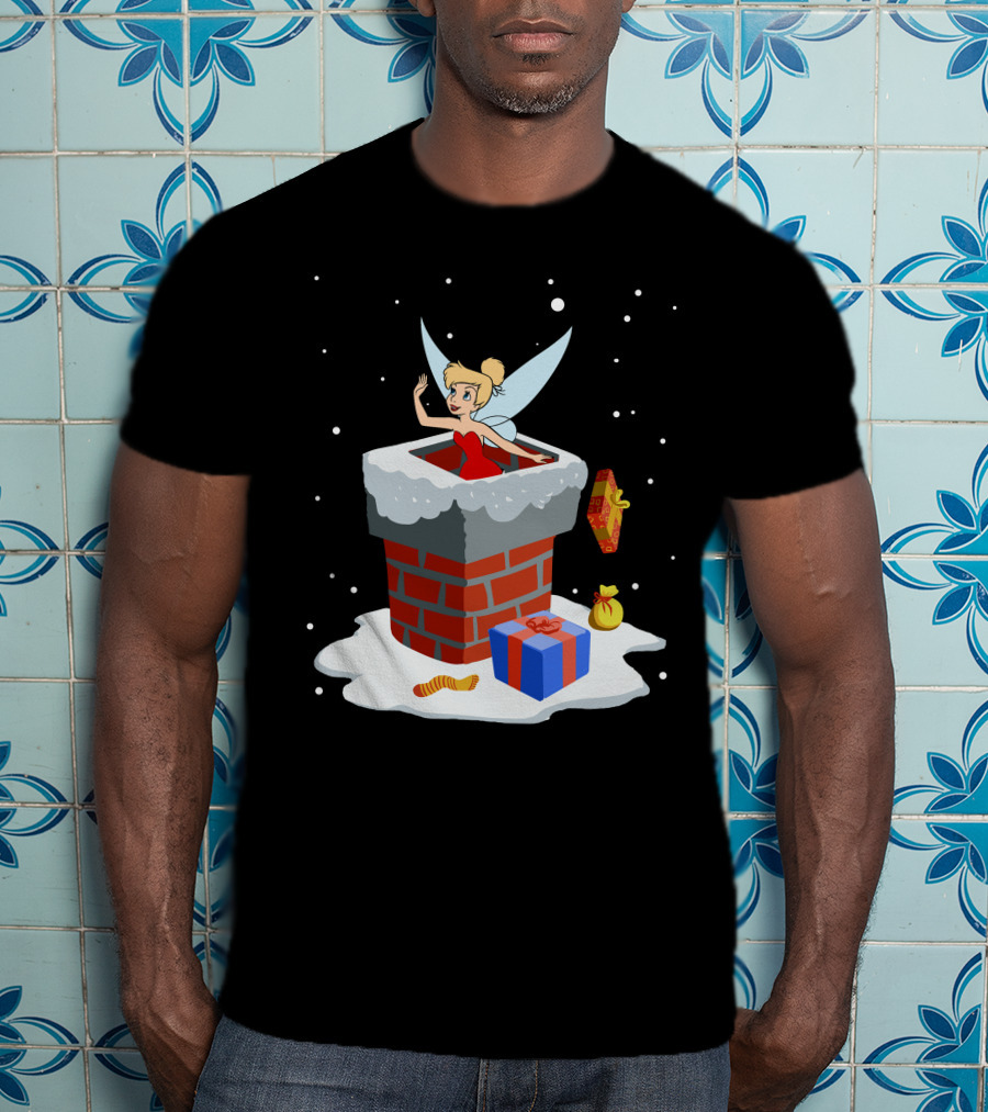Tinker Bell Christmas Chimney Adventure T-Shirt
