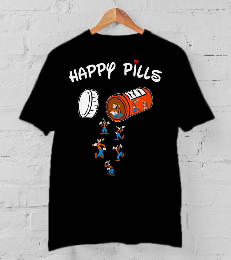 Happy Pills Goofy Capsule Fun T-Shirt