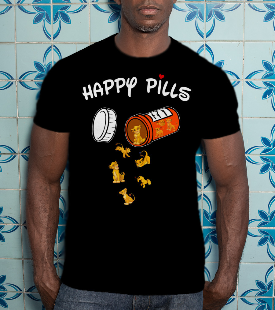 Happy Pills Simba Lion King Capsule Fun T-Shirt