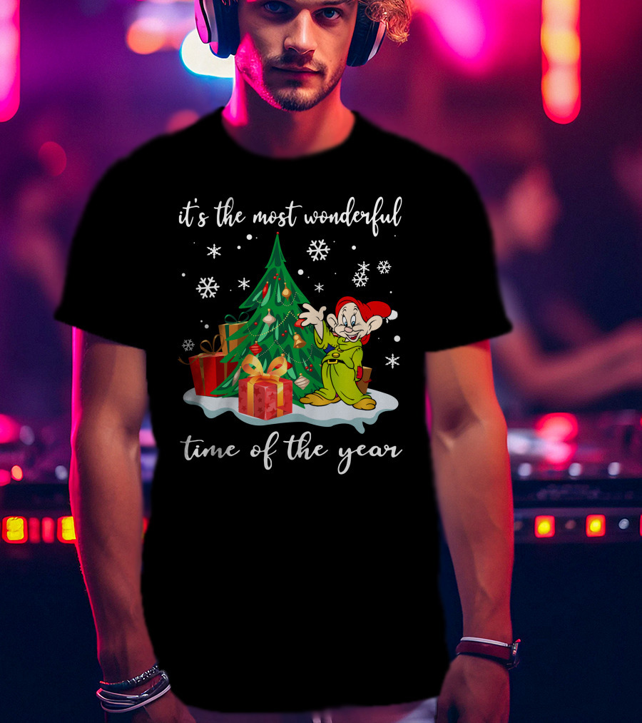It's The Most Wonderful Time Of The Year Dopey Christmas Celebration T-Shirt