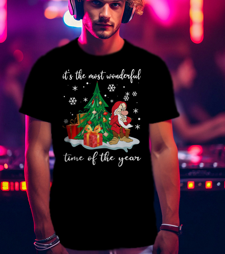 It's The Most Wonderful Time Of The Year Grumpy Christmas Snow White T-Shirt