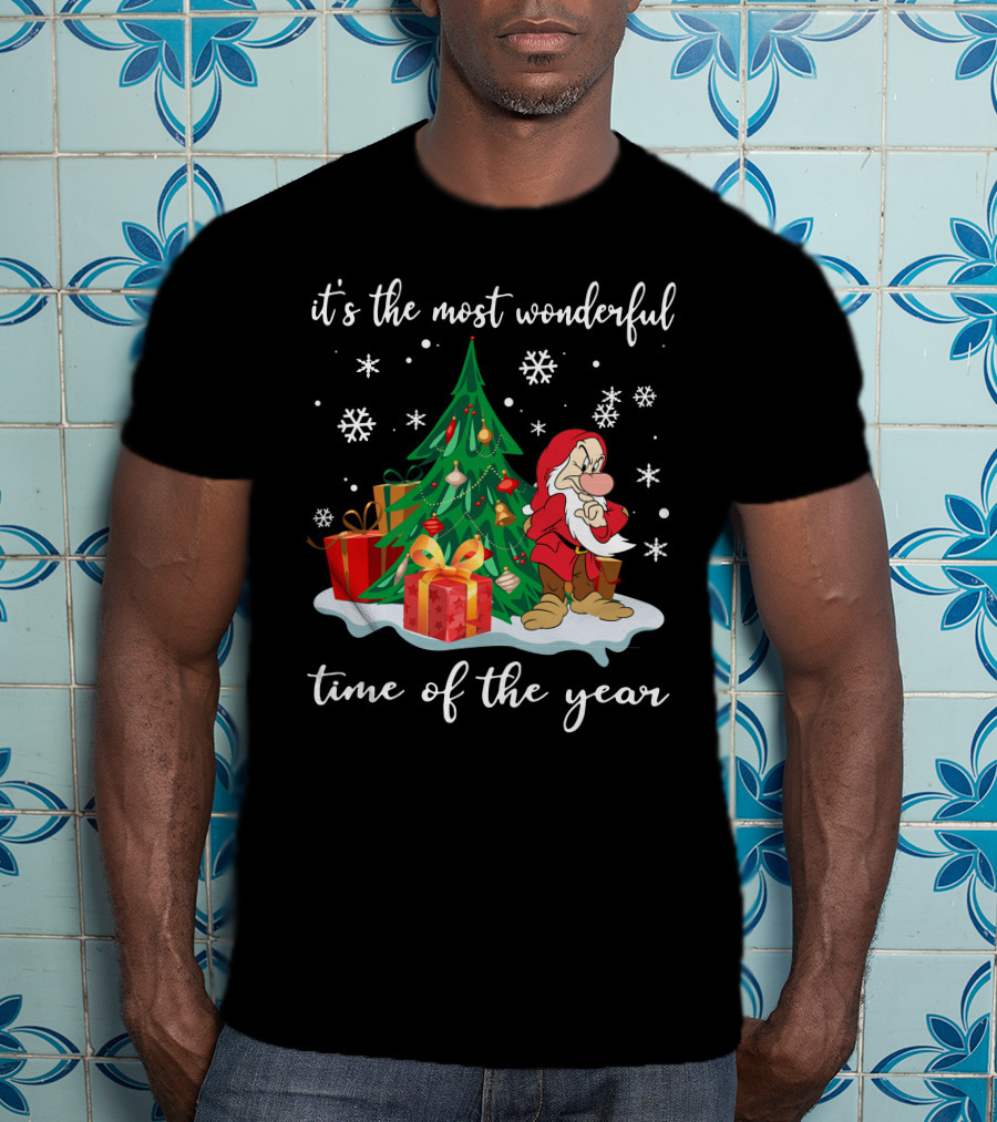 It's The Most Wonderful Time Of The Year Grumpy Christmas Snow White T-Shirt
