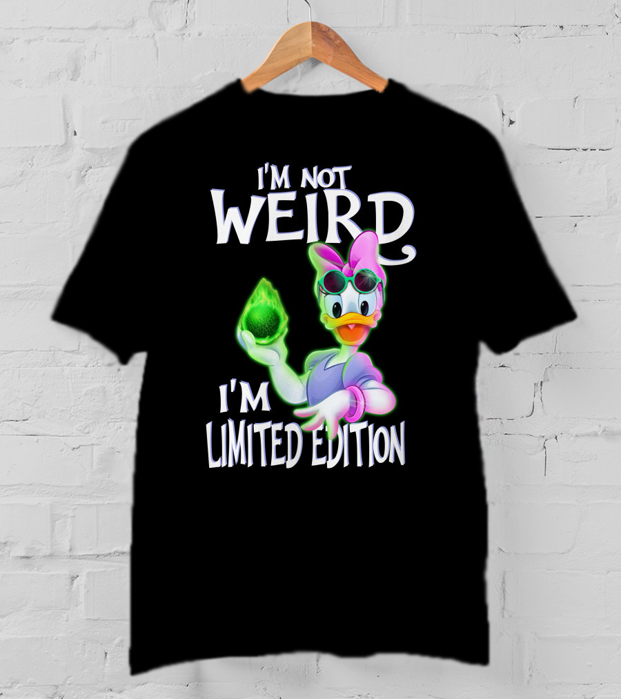 I'm Not Weird I'm Daisy Duck With Green Energy Sphere T-Shirt