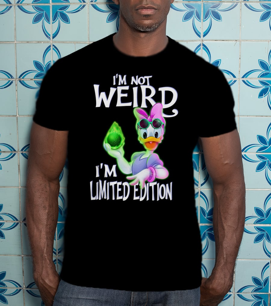 I'm Not Weird I'm Daisy Duck With Green Energy Sphere T-Shirt