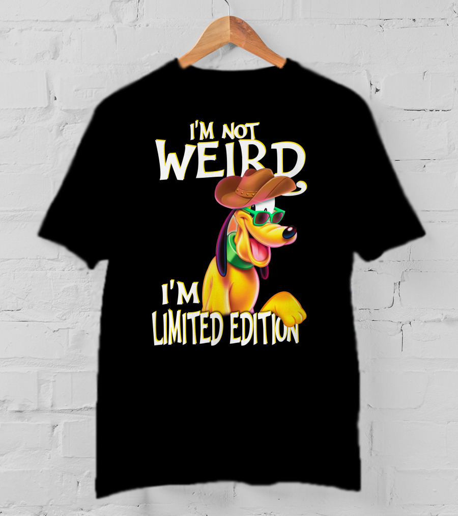 I'm Not Weird I'm Pluto Cowboy Hat Sunglasses T-Shirt