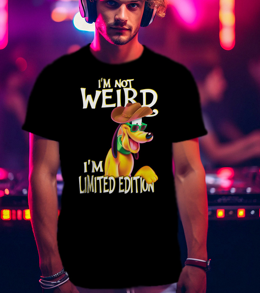 I'm Not Weird I'm Pluto Cowboy Hat Sunglasses T-Shirt