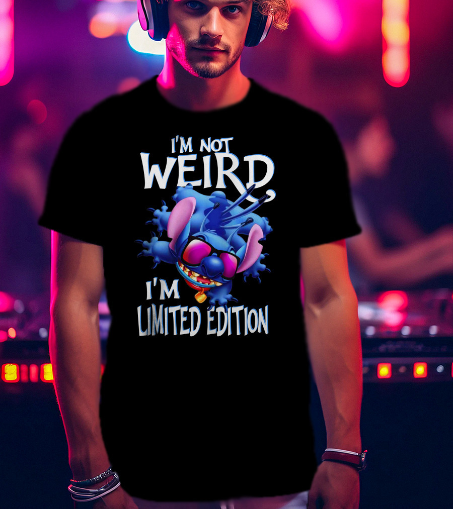 I'm Not Weird I'm Stitch Disney Character T-Shirt