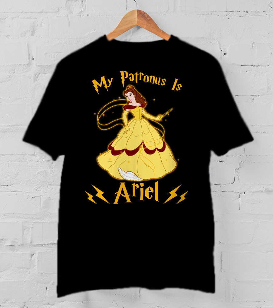 My Patronus Is Ariel Belle Disney Princesses Crossover T-Shirt