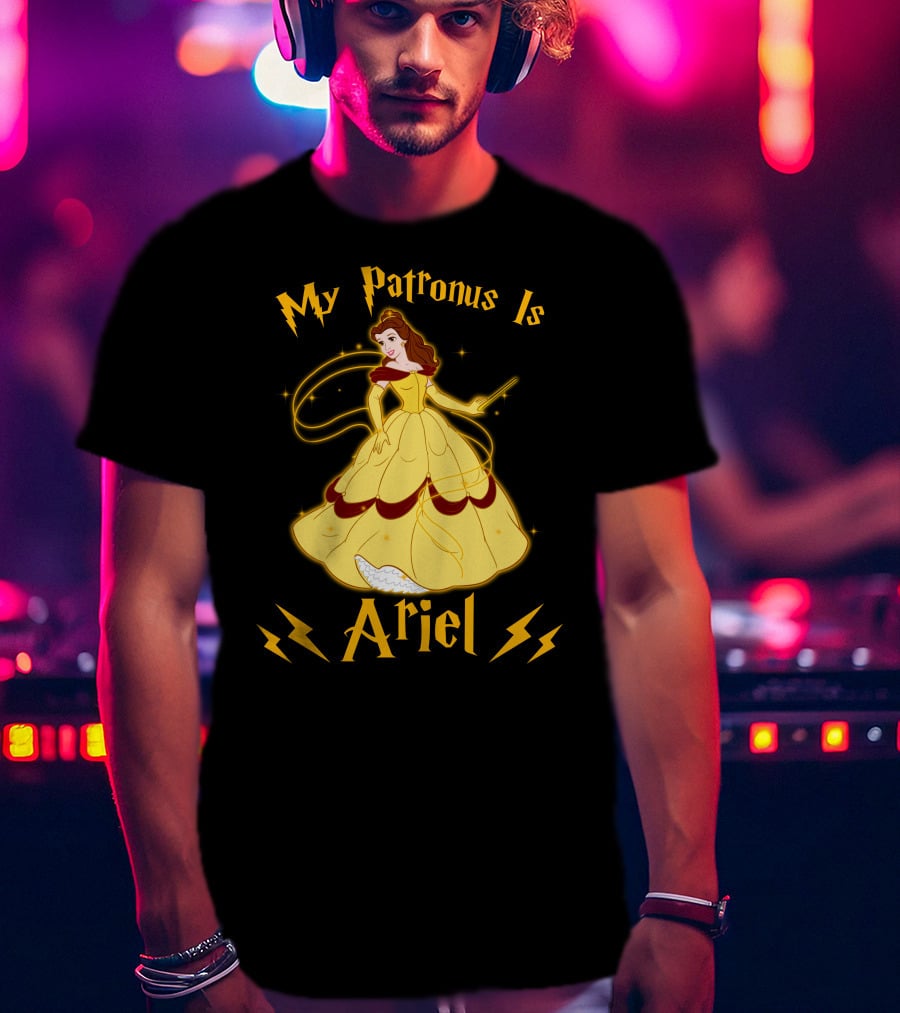 My Patronus Is Ariel Belle Disney Princesses Crossover T-Shirt
