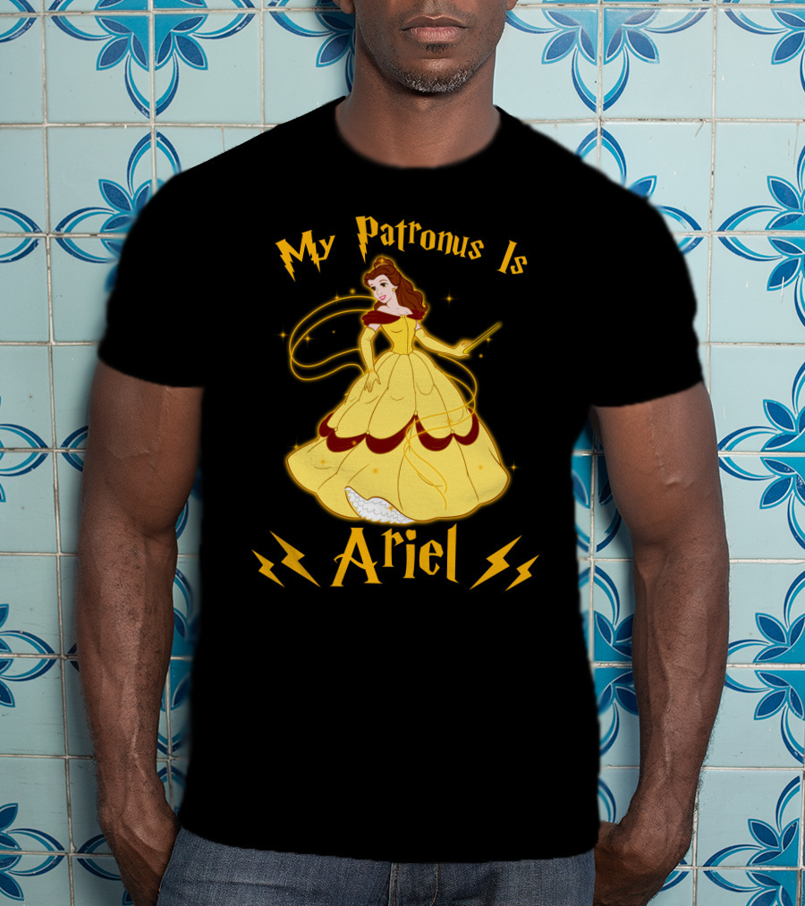 My Patronus Is Ariel Belle Disney Princesses Crossover T-Shirt