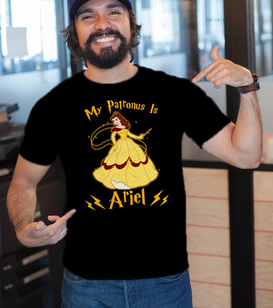 My Patronus Is Ariel Belle Disney Princesses Crossover T-Shirt
