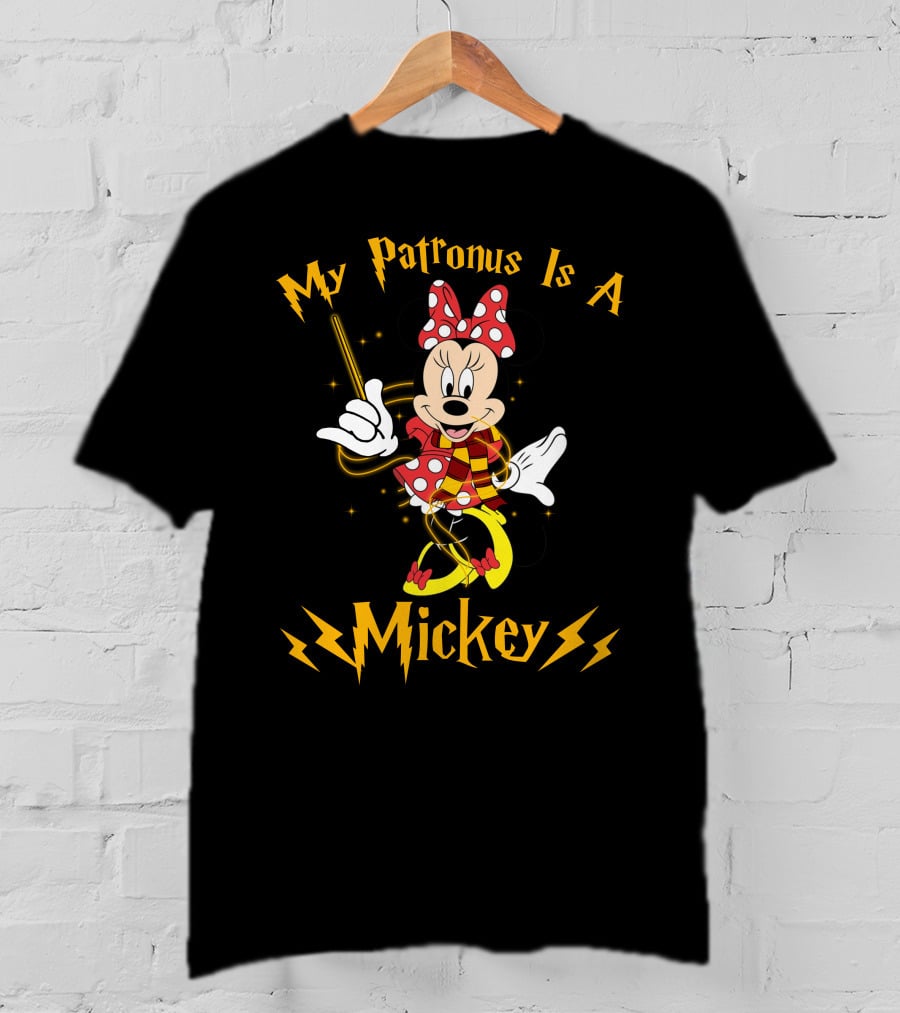 My Patronus Is A Mickey Minnie Magic Wand T-Shirt