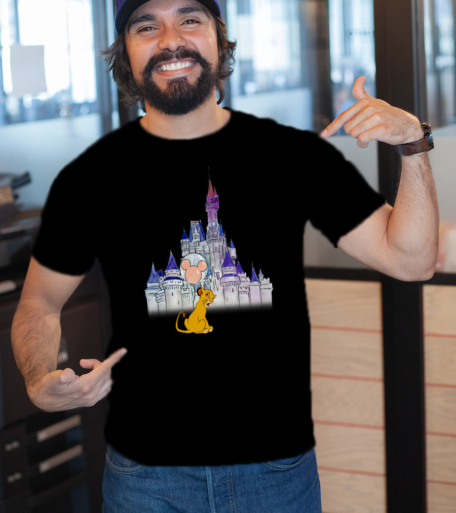 Simba Disney Castle Mickey Balloon T-Shirt