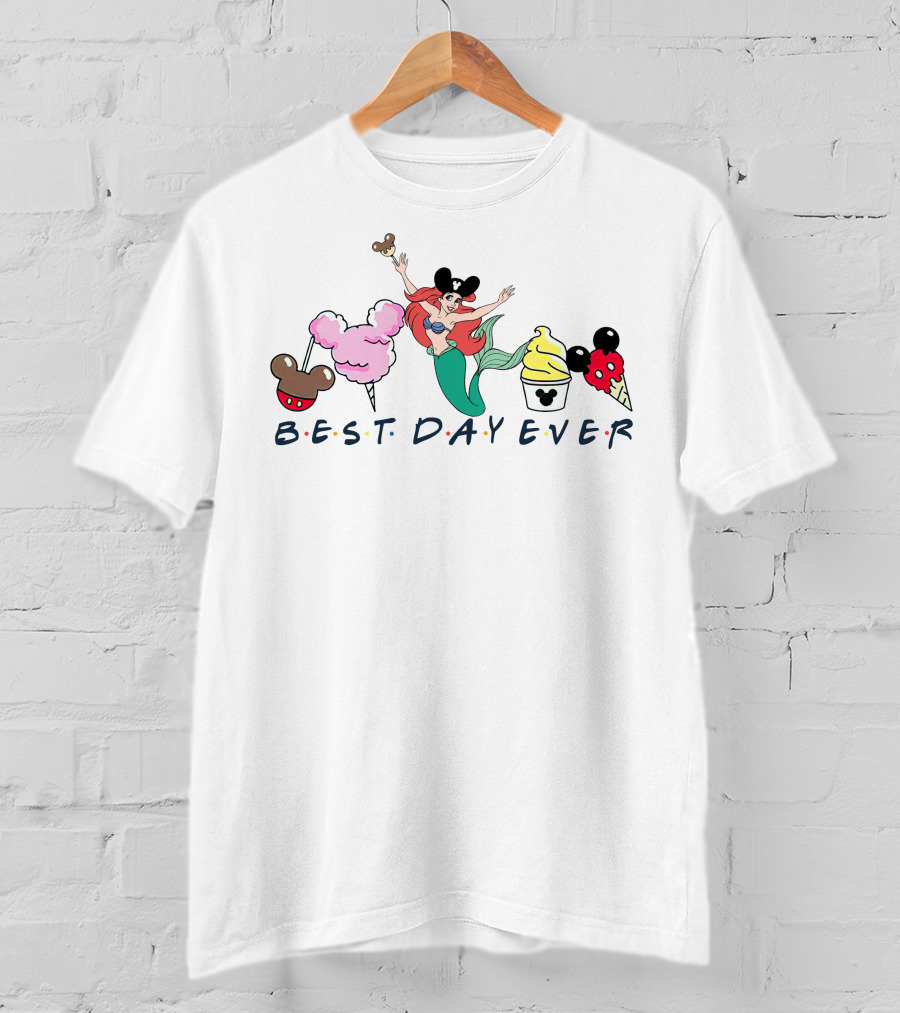 Best Day Ever Ariel Disney Icons T-Shirt