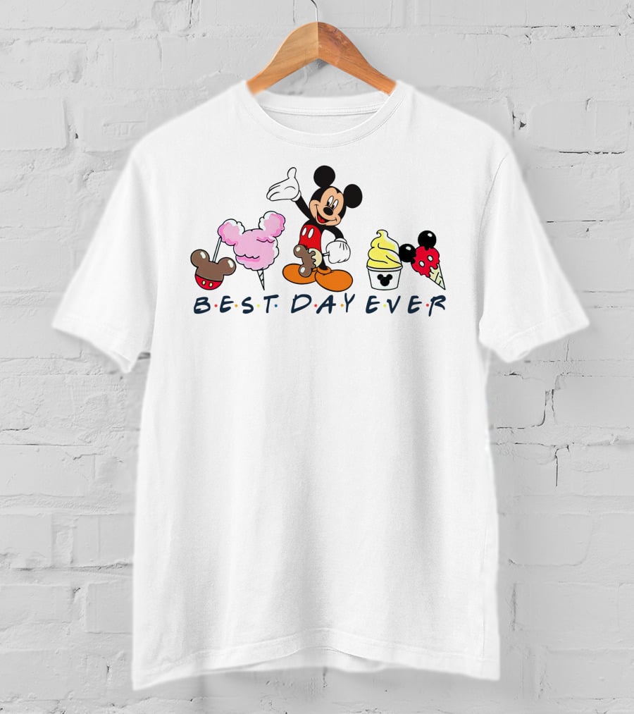 Mickey Best Day Ever Disney Snacks T-Shirt