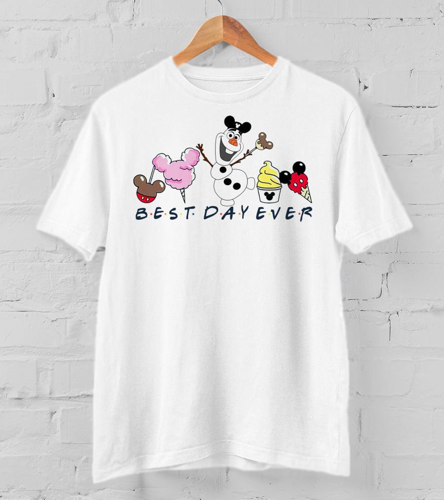 Olaf Best Day Ever Disney Treats T-Shirt