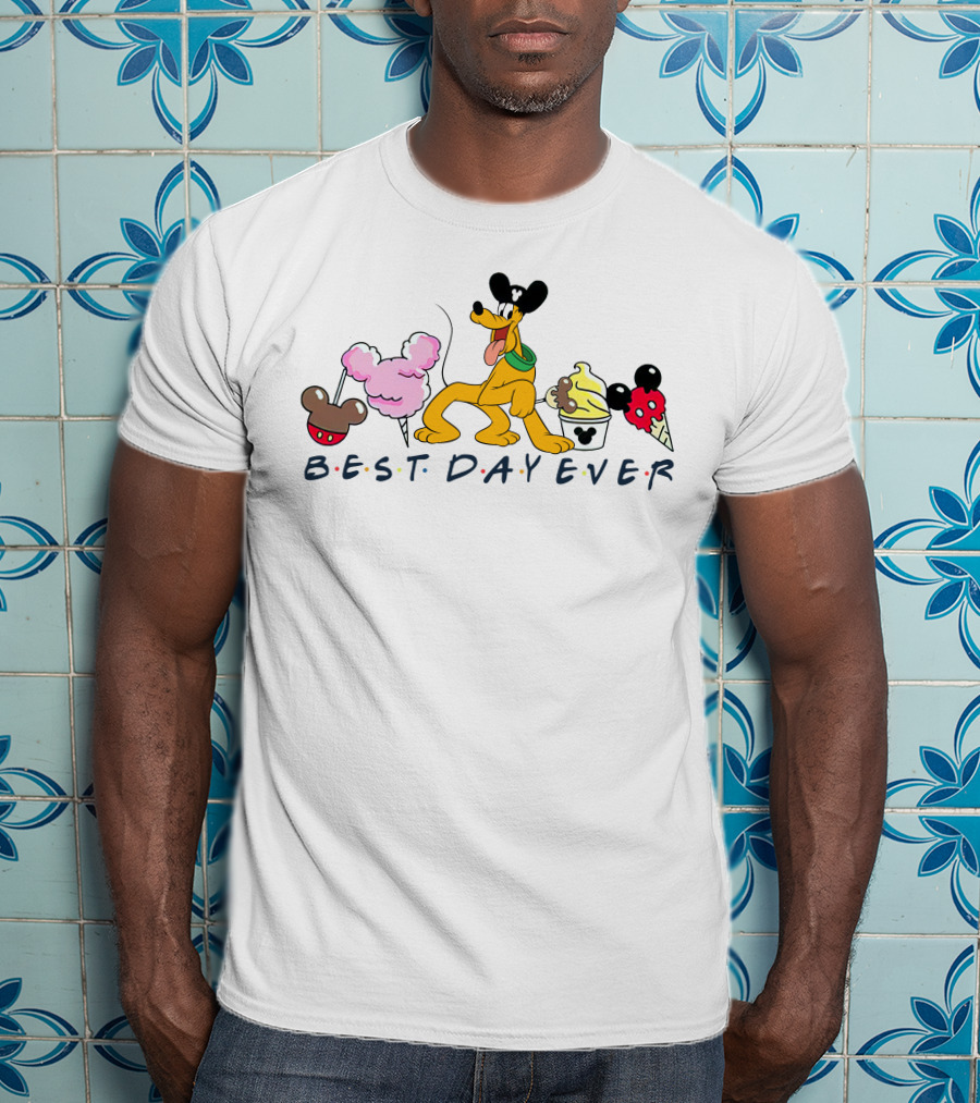 Pluto Best Day Ever Disney Treats T-Shirt