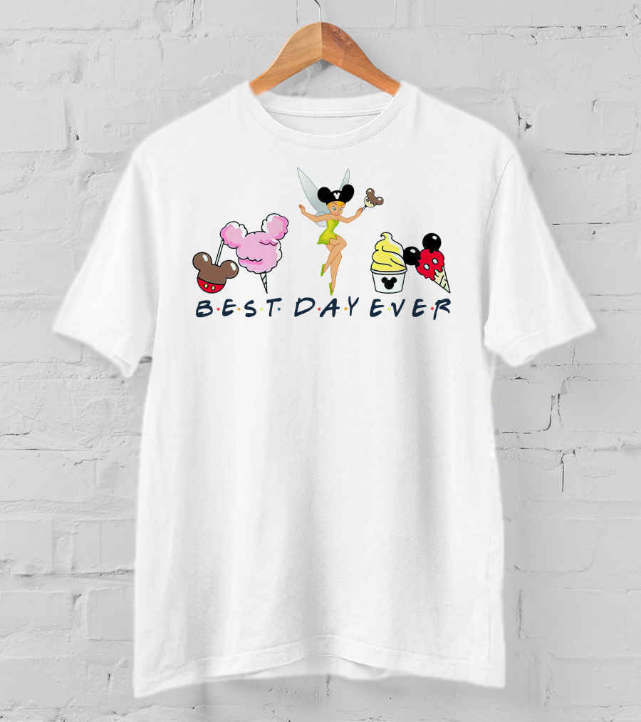 Best Day Ever Tinker Bell And Disney Treats T-Shirt