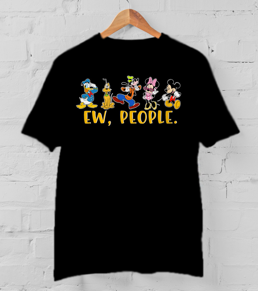 Mickey Friends Ew People Donald Pluto Goofy Minnie T-Shirt