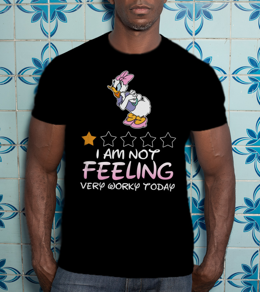 Daisy Duck I Am Not Feeling Very Worky Today One Star Rating T-Shirt