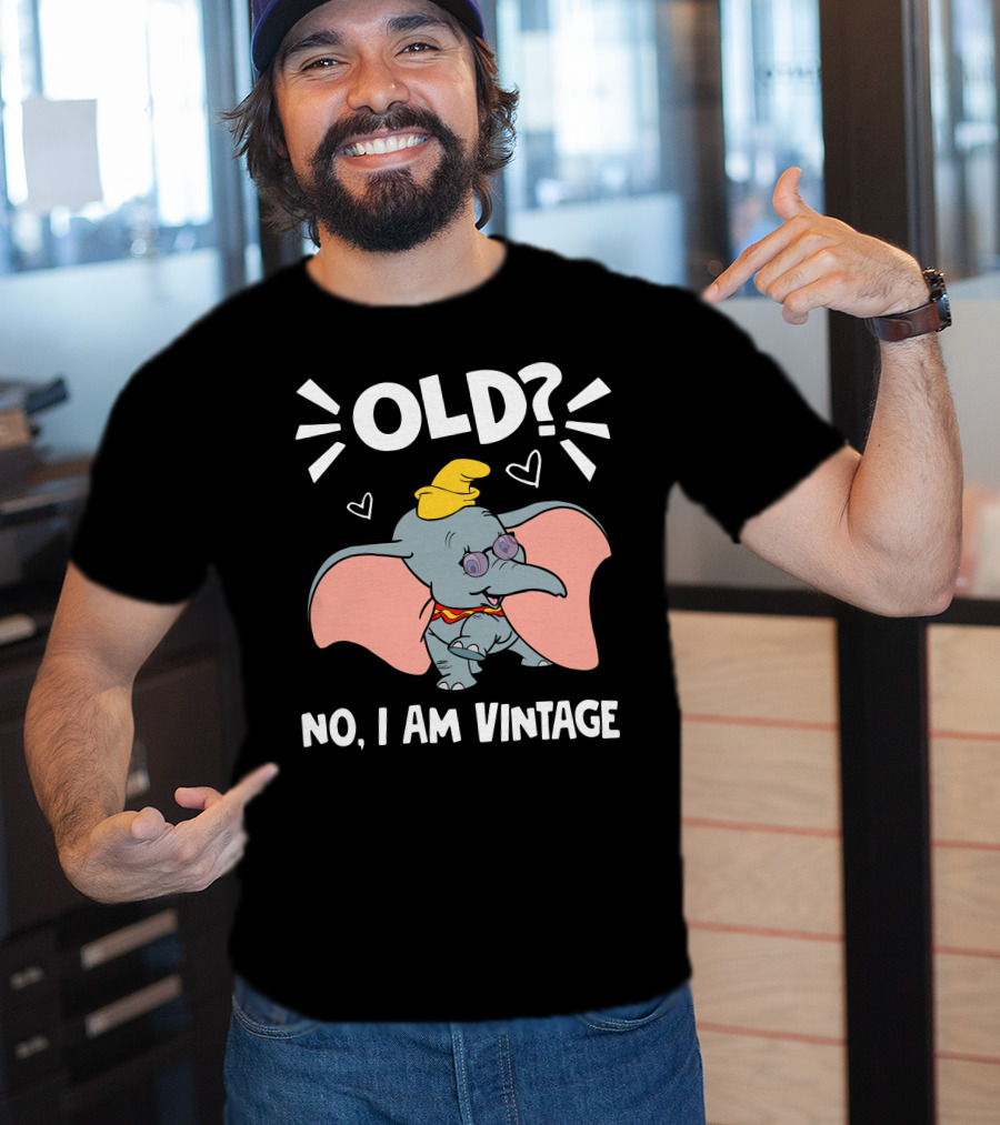 Dumbo Old No I Am Vintage T-Shirt