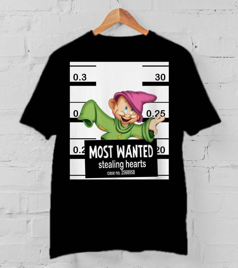 Most Wanted Stealing Hearts Dopey Case No. 2568958 T-Shirt