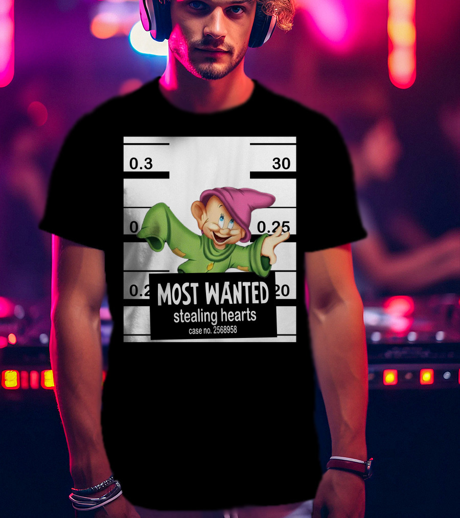 Most Wanted Stealing Hearts Dopey Case No. 2568958 T-Shirt