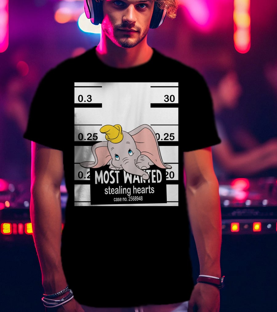 Dumbo Most Wanted Stealing Hearts Case No. 2568948 T-Shirt