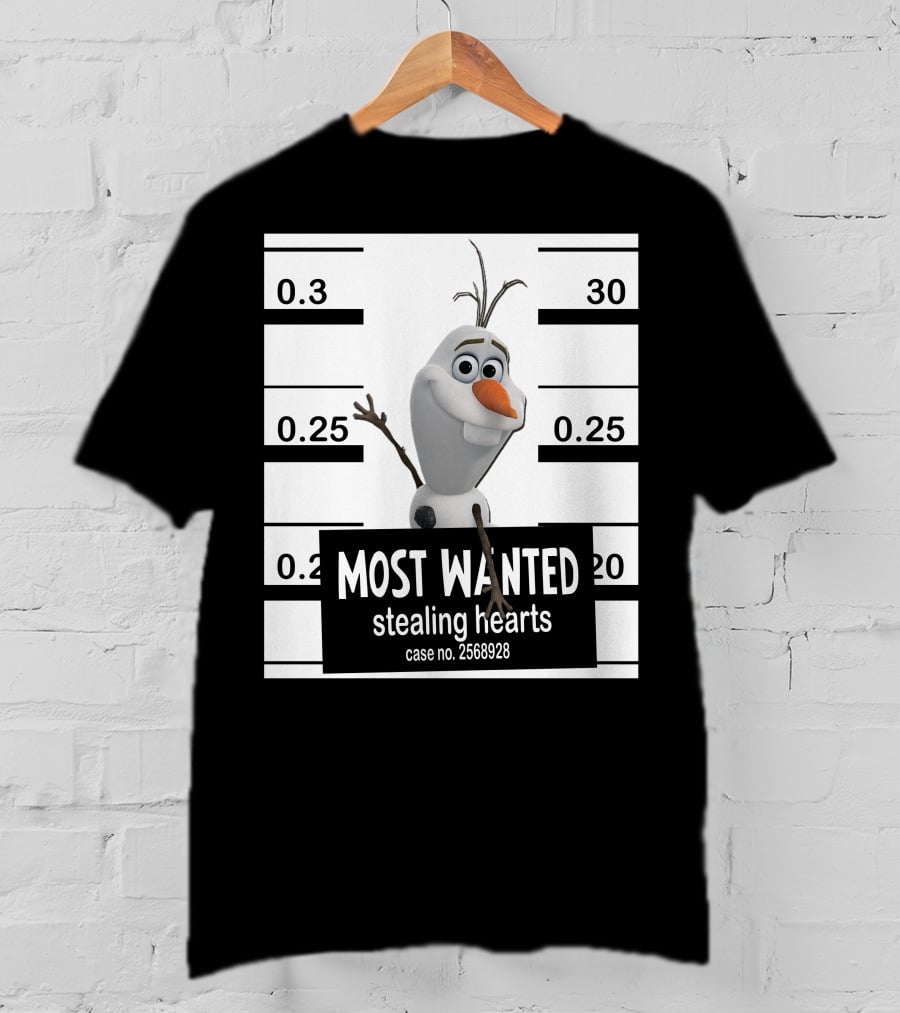Most Wanted Stealing Hearts Olaf Case No. 2568928 T-Shirt