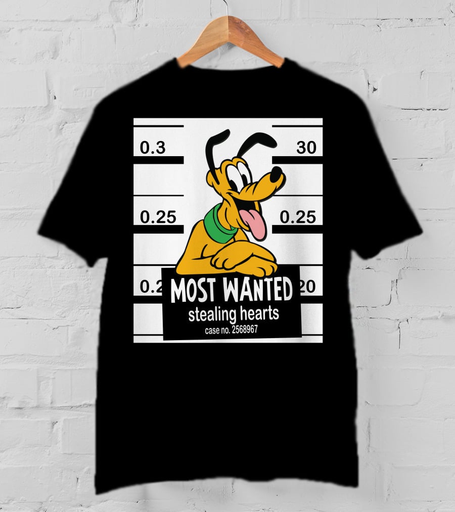 Most Wanted Pluto Stealing Hearts Case No. 2568967 T-Shirt