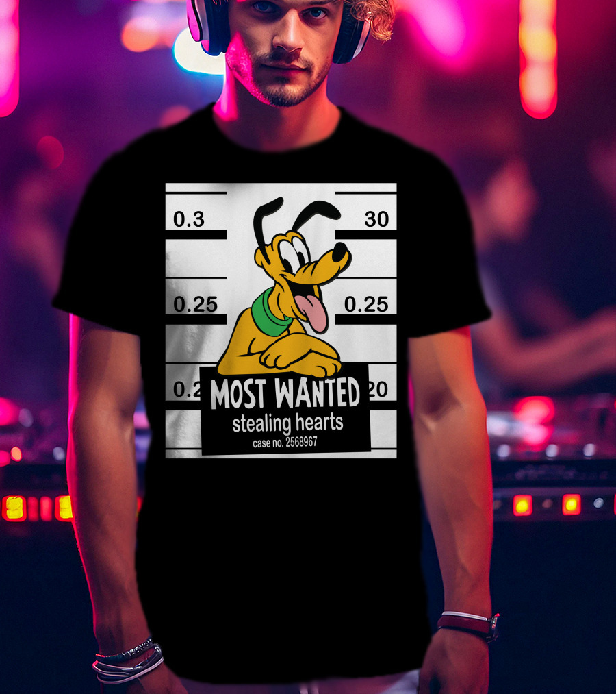 Most Wanted Pluto Stealing Hearts Case No. 2568967 T-Shirt
