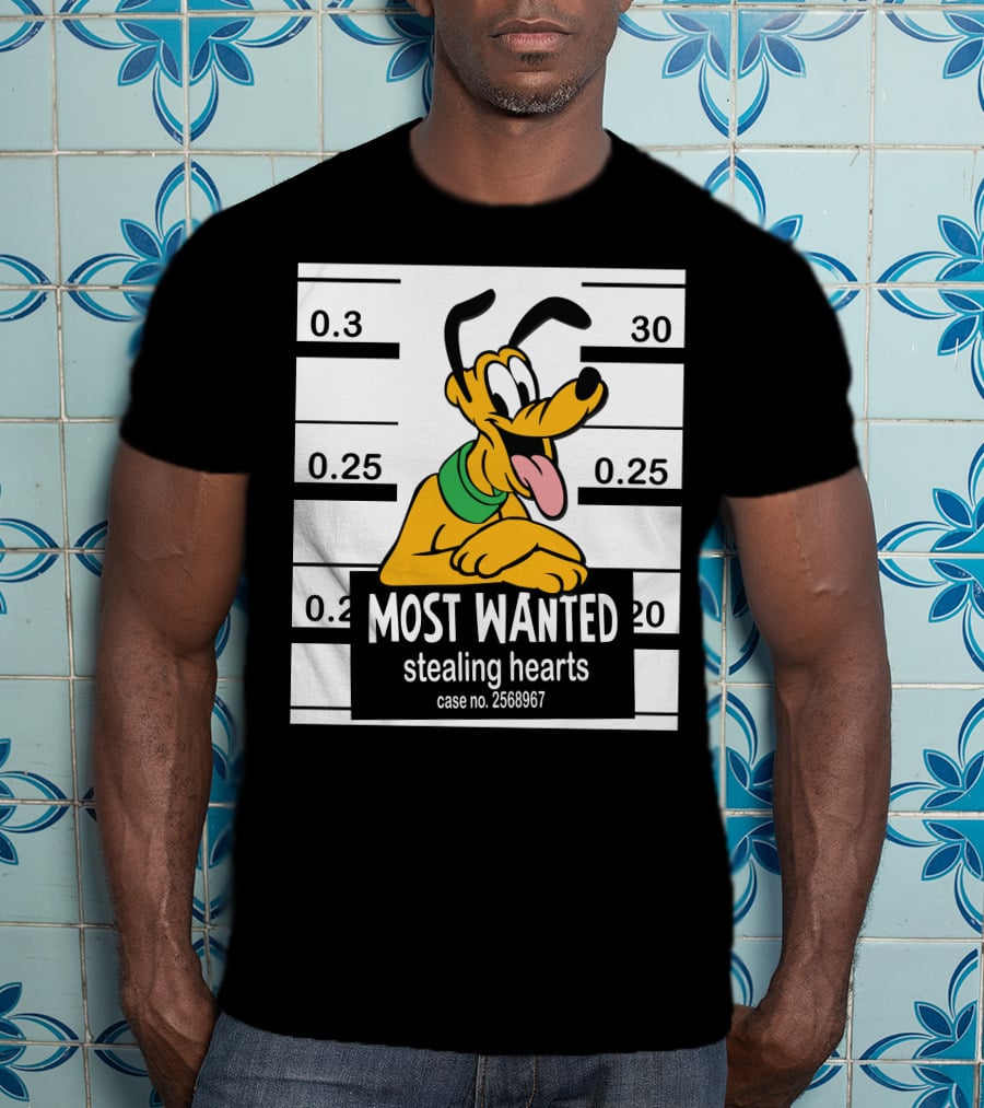 Most Wanted Pluto Stealing Hearts Case No. 2568967 T-Shirt