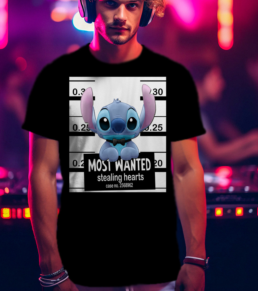 Most Wanted Stealing Hearts Alien Case No. 2568962 T-Shirt