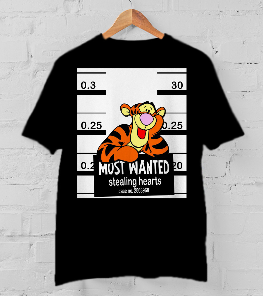 Most Wanted Tigger Stealing Hearts Case No. 2568968 T-Shirt
