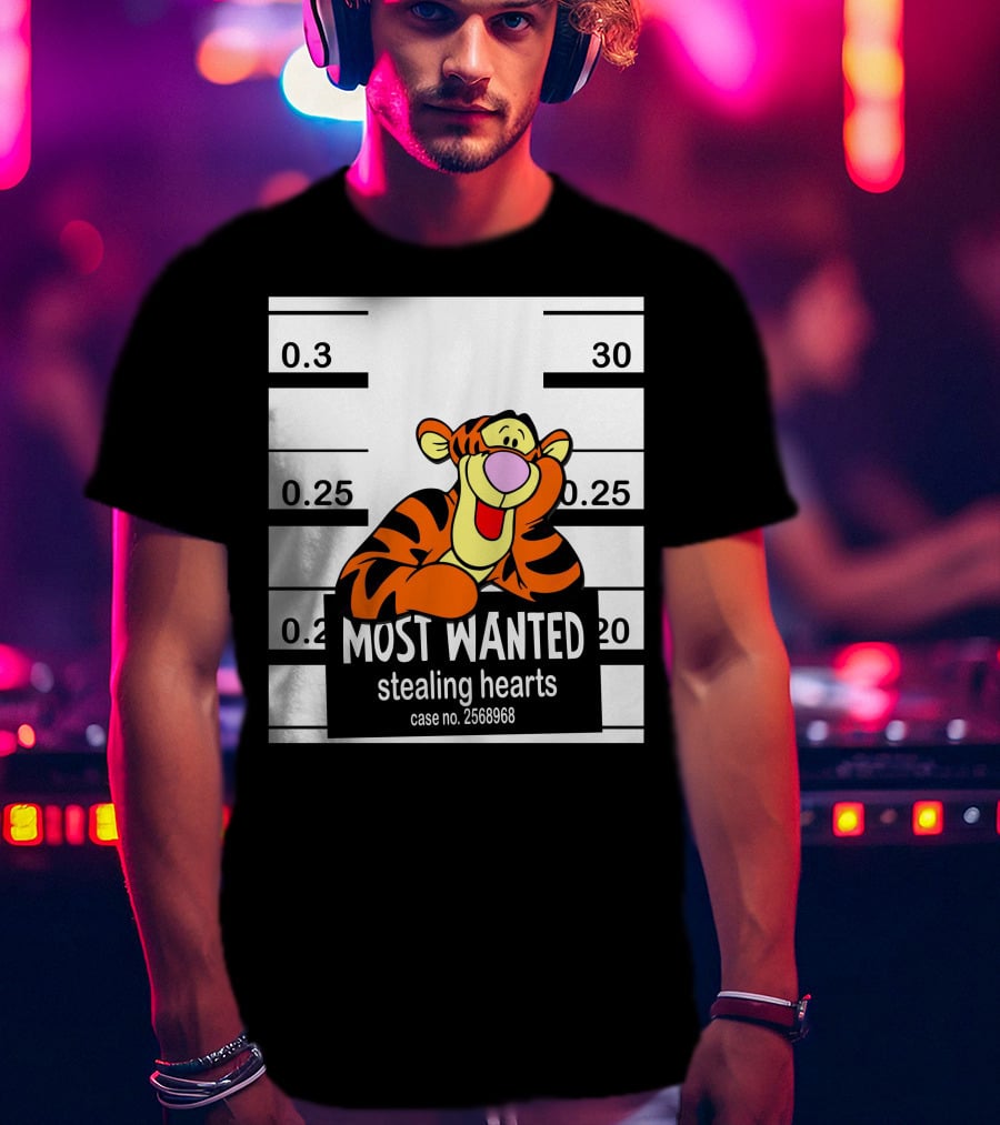 Most Wanted Tigger Stealing Hearts Case No. 2568968 T-Shirt