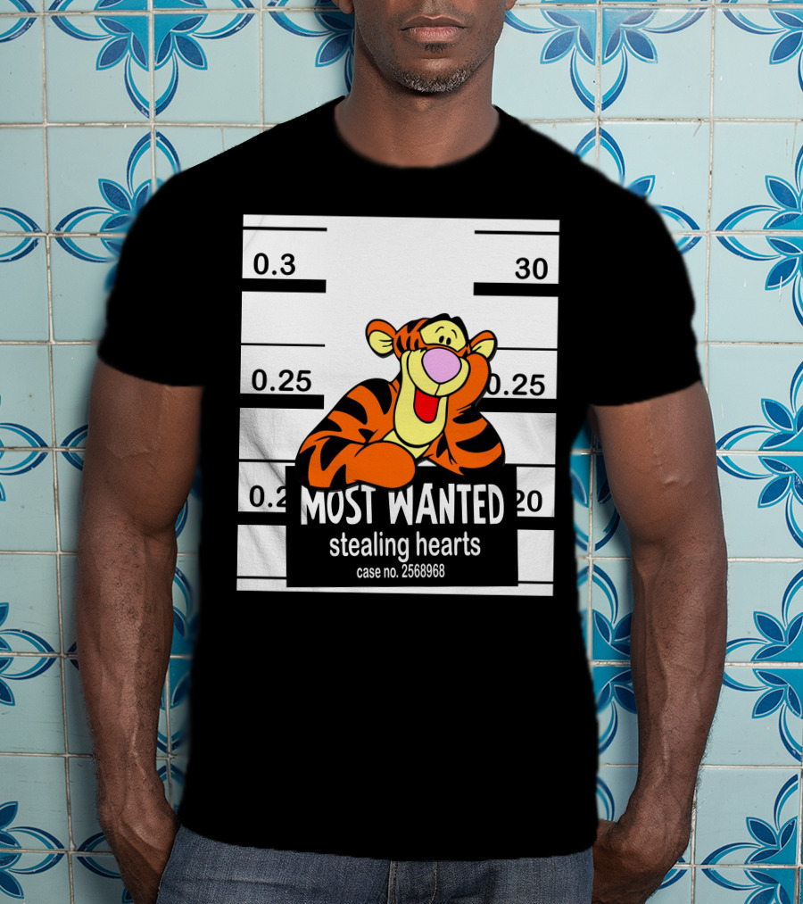 Most Wanted Tigger Stealing Hearts Case No. 2568968 T-Shirt