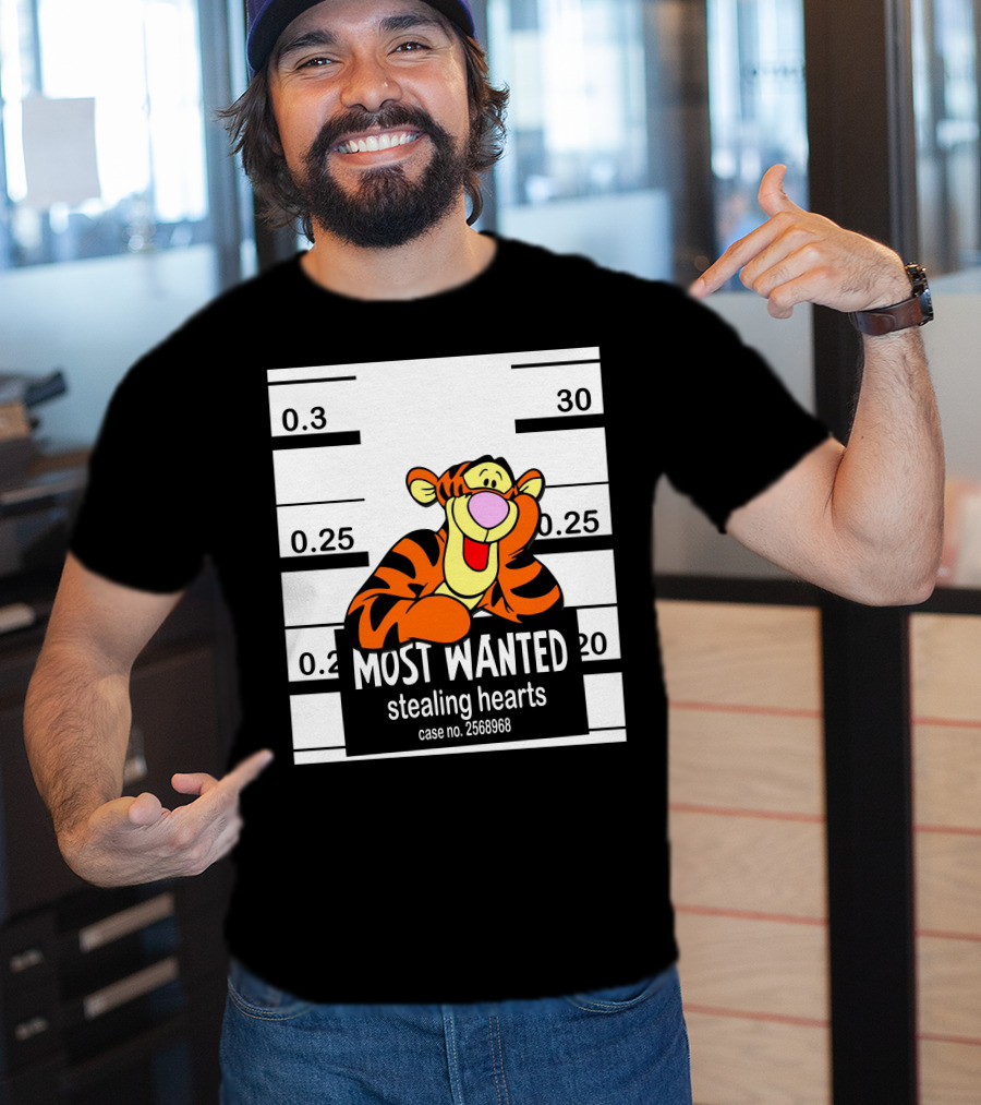 Most Wanted Tigger Stealing Hearts Case No. 2568968 T-Shirt