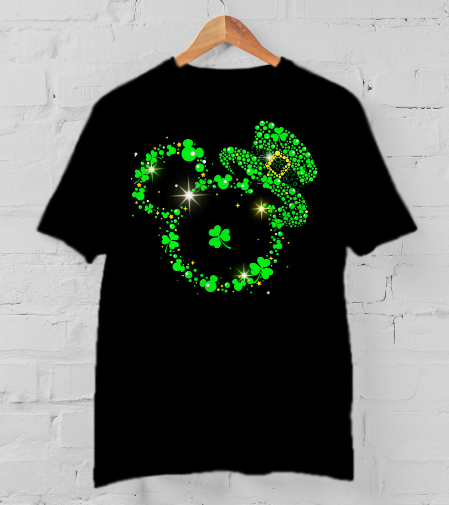 Mickey St Patricks Day Green Shamrock Hat Celebration T-Shirt