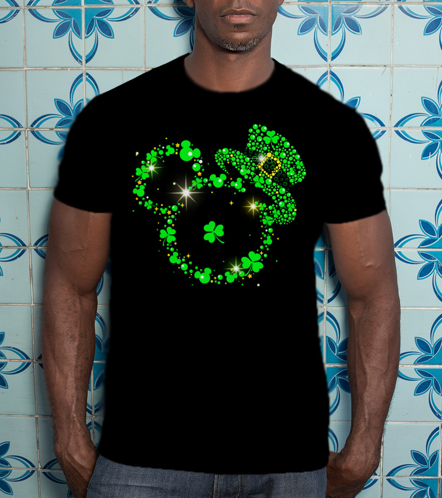 Mickey St Patricks Day Green Shamrock Hat Celebration T-Shirt