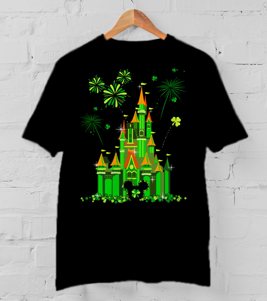 Patrick Castle Shamrock Fireworks T-Shirt