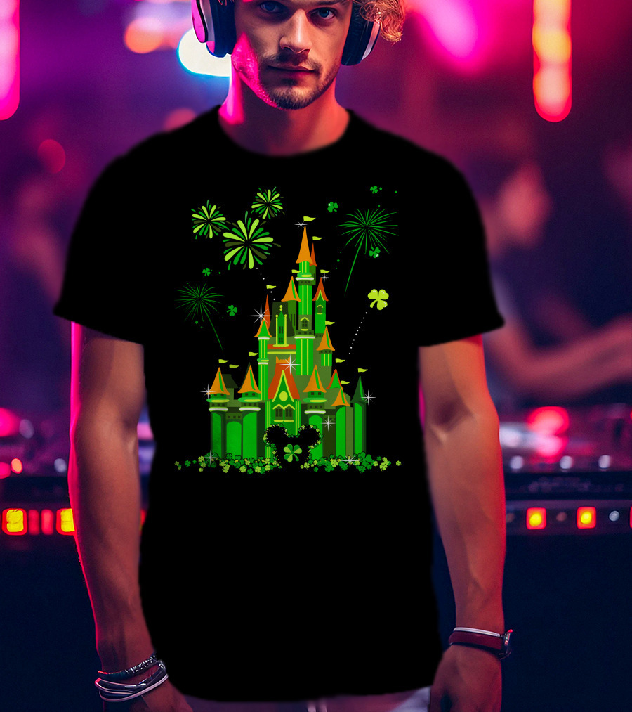 Patrick Castle Shamrock Fireworks T-Shirt