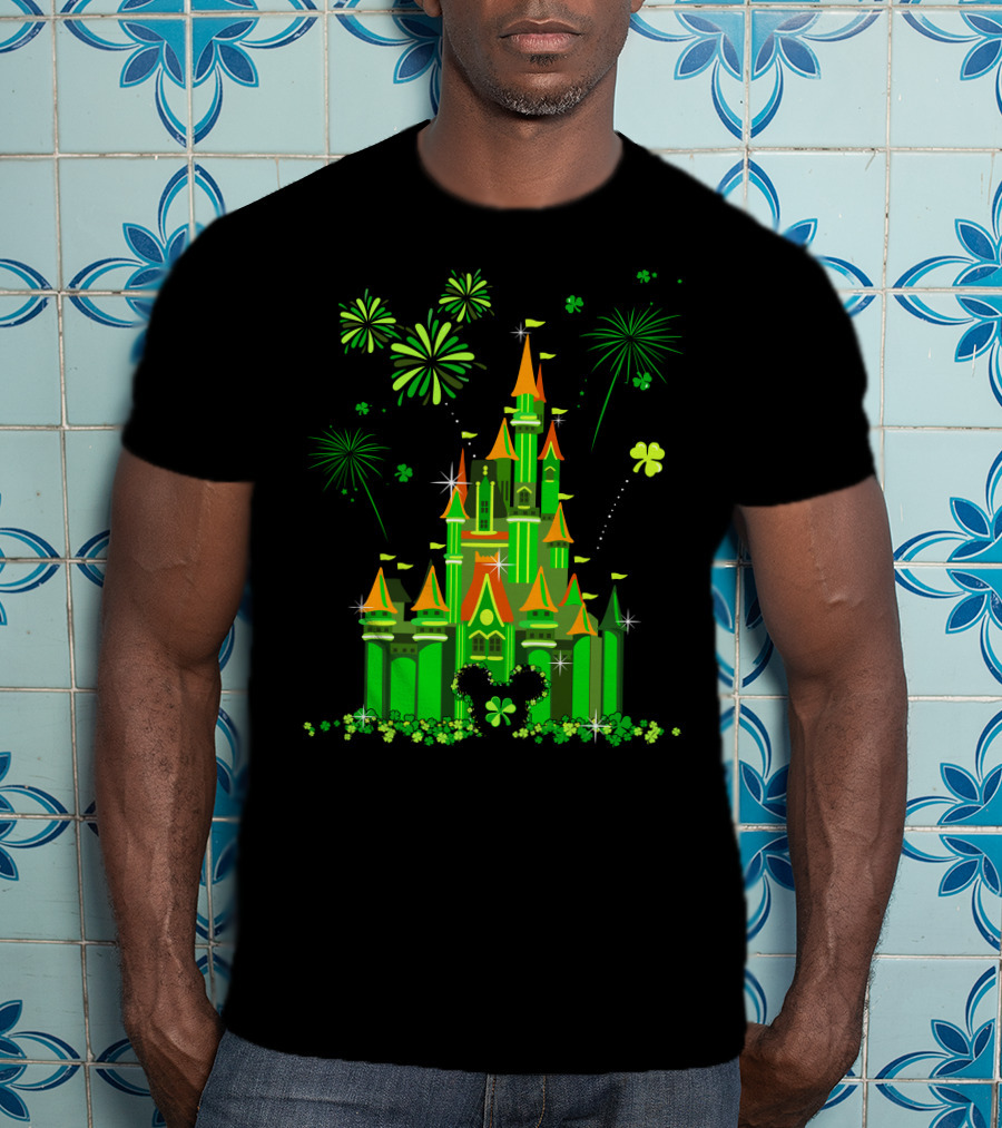 Patrick Castle Shamrock Fireworks T-Shirt
