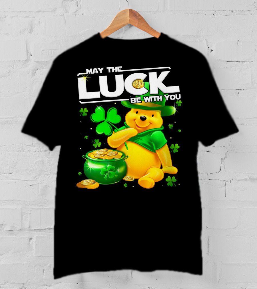 May The Luck Be With You Pooh T-Shirt