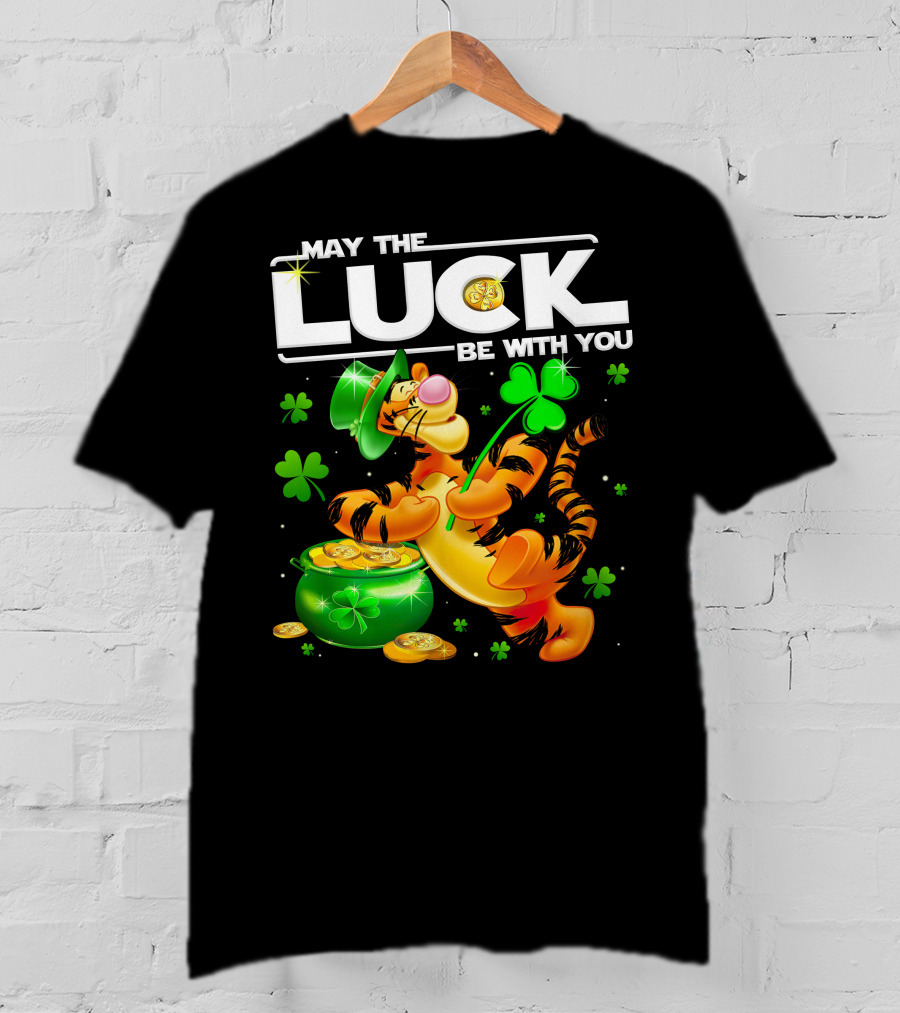 May The Luck Be With You Tigger T-Shirt