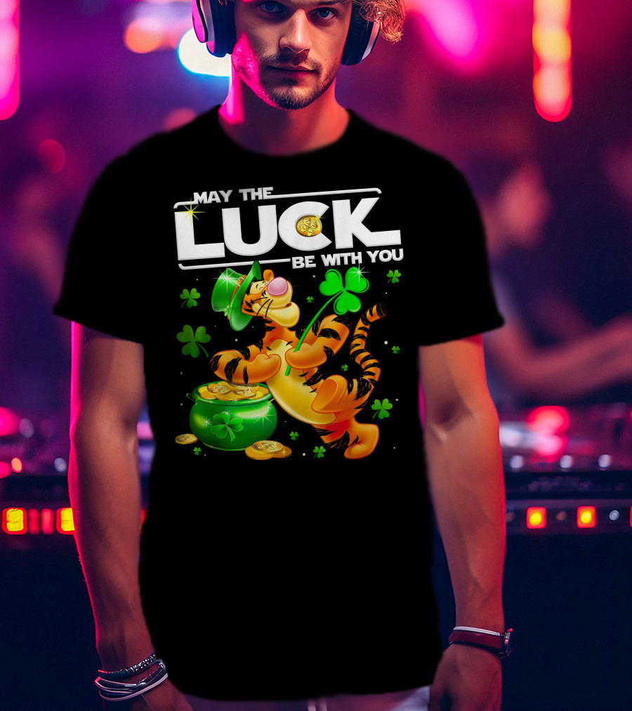 May The Luck Be With You Tigger T-Shirt